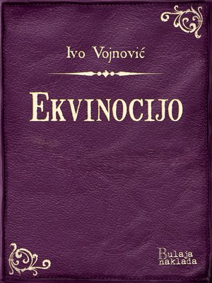 cover image of Ekvinocijo